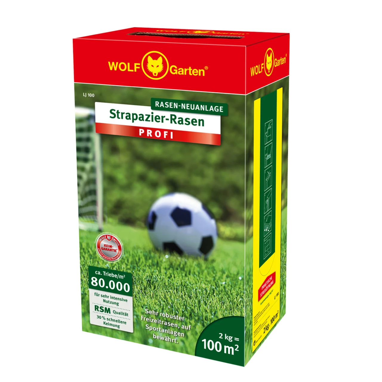 Wolf-Garten Samen Strapazier-Rasen LJ 100 Profi