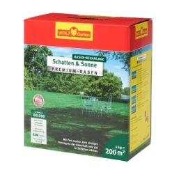 Wolf-Garten Wolf Garten Premium-Rasen Saatgut Schatten & Sonne LP200 Für 200m²