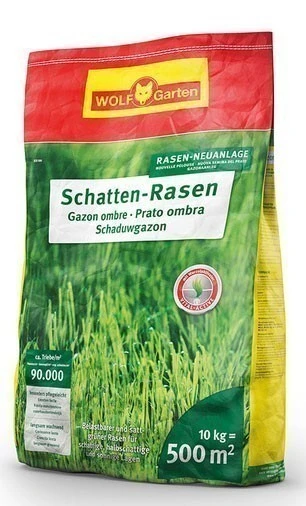 Wolf-Garten Wolf Garten Rasensamen / Saatgut Schattenrasen SCR500 Für 500m²