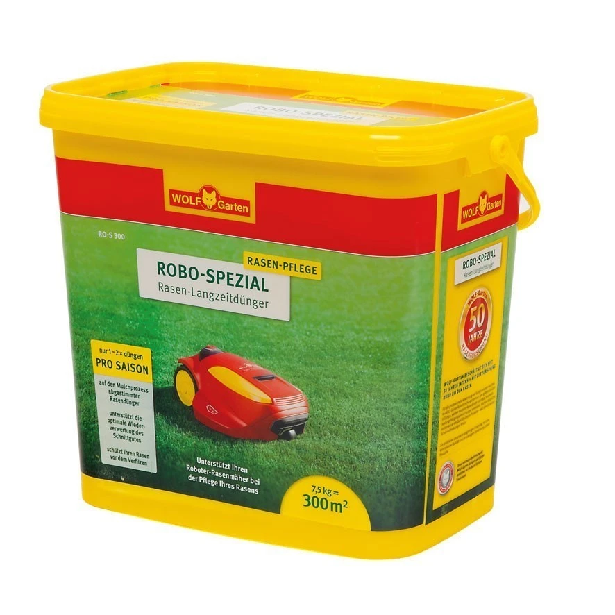 Wolf-Garten Wolf Garten Rasen Langzeitdünger ROBO Spezial RO-S300 Für 300 M²