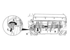 Wolf-Garten Messerwelle Ersatzteil WBS3401 Für Wolf Garten Elektro-Vertikutierer
