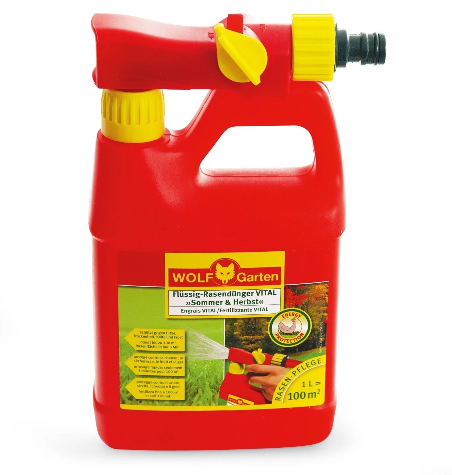 Wolf-Garten Wolf Garten Flüssig-Rasendünger VITAL LV 100 B 1 Liter Für 100m²