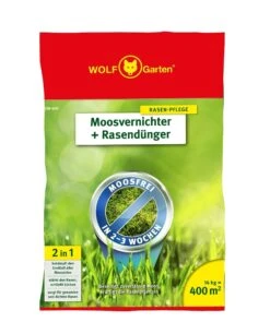 Wolf-Garten Wolf Garten 2 In 1 Moosvernichter + Rasendünger SW400 Für 400m²