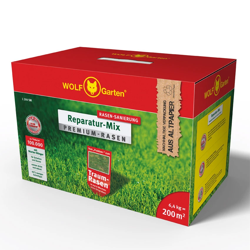 Wolf-Garten Wolf Garten Premiumrasen Mit Starter DĂĽnger L 200 SM