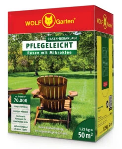 Wolf-Garten Wolf Garten Rasen Mit Mikroklee L-MI 50 Pflegeleicht