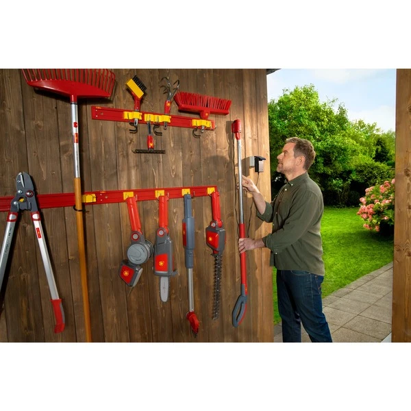 WOLF-Garten Akku-Stiel BS 140 EM, 140cm (rot/grau, Li-Ionen-Akku 2,5Ah, 18Volt) – Bild 9