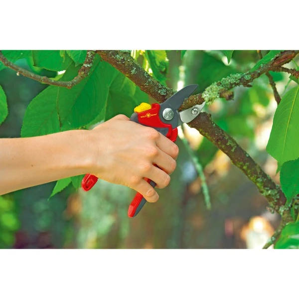 WOLF-Garten Amboss-Gartenschere Premium Plus RS 4000, Astschere (rot/grau) – Bild 4