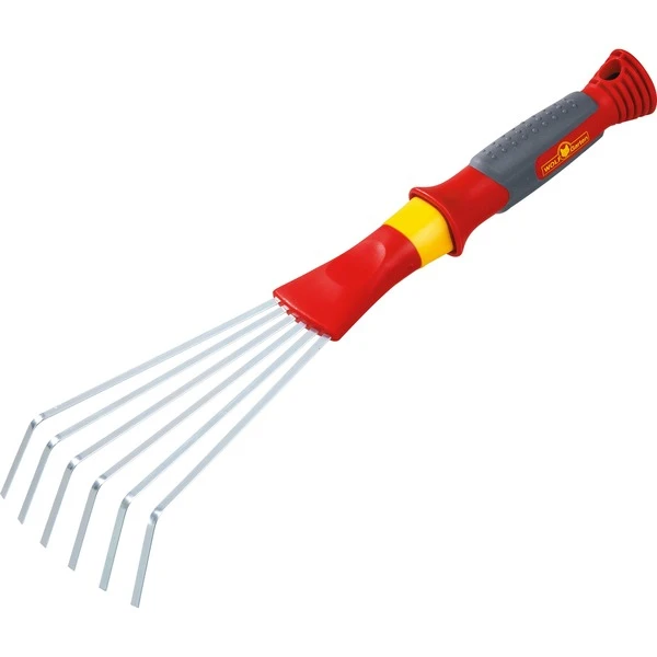 WOLF-Garten FĂ€cherbesen LD-2K, Rechen (rot/gelb, 11,5cm)