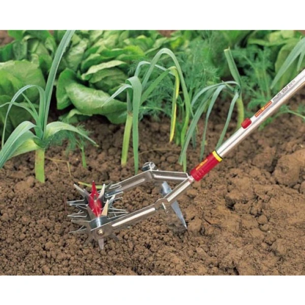 WOLF-Garten Gartenfräse DA-S, Multi-star, Hacke (rot/gelb, 15cm) – Bild 3