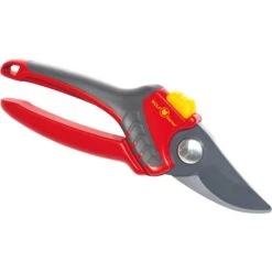 WOLF-Garten Gartenschere Comfort Plus RR 2500 (rot/grau, 2-schneidig)