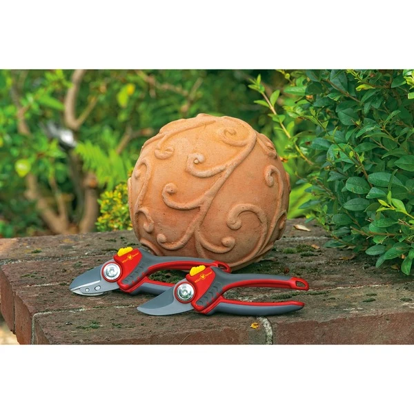 WOLF-Garten Gartenschere Comfort Plus RR 2500 (rot/grau, 2-schneidig) – Bild 4