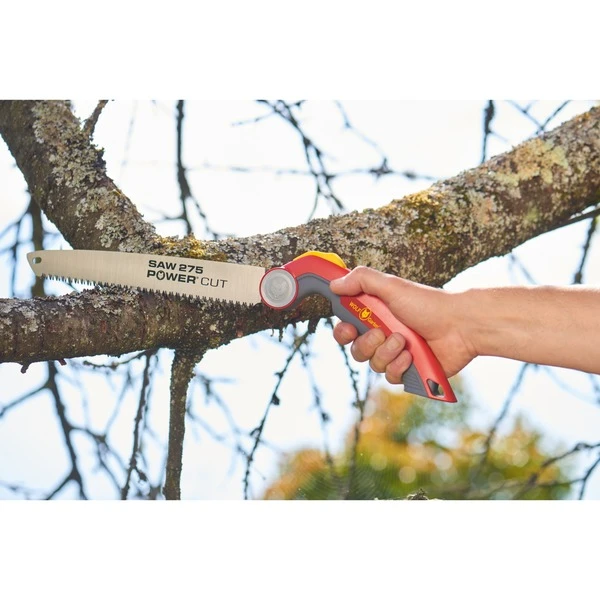 WOLF-Garten Handsäge Power Cut Saw 275, Mit Hülle, Astsäge (rot/grau, 27,5cm) – Bild 4