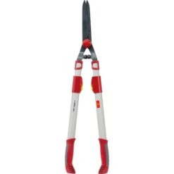 WOLF-Garten Heckenschere HS 1000 T (rot/grau, Teleskopstiel 77cm - 100cm)
