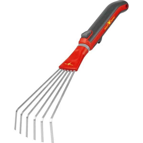 WOLF-Garten KleinfÀcherbesen LD-M /ZM 015, Multi-star (rot/grau, 11,5cm)
