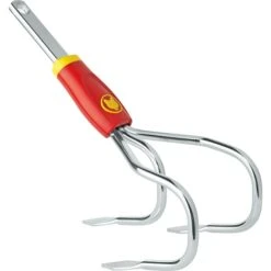 WOLF-Garten Krümmer BE-M, Multi-star, Handgrubber (rot/gelb, 11cm)