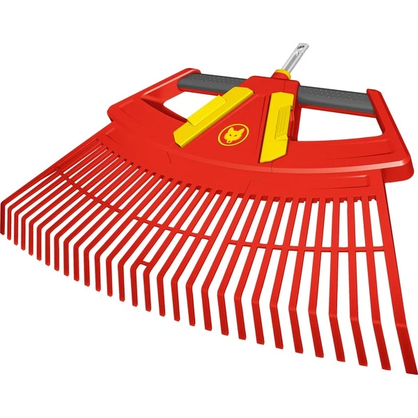 WOLF-Garten Laubrechen 4in1 Multi-star, Besen (rot/gelb, 76cm)