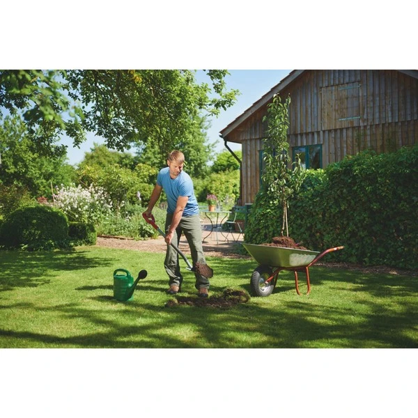 WOLF-Garten Spitzspaten ASP-D (rot/grau, 19cm) – Bild 5