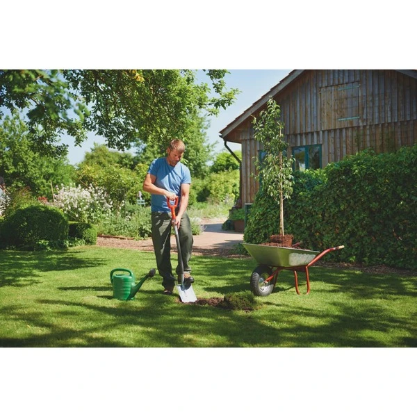 WOLF-Garten Spitzspaten ASP-D (rot/grau, 19cm) – Bild 6