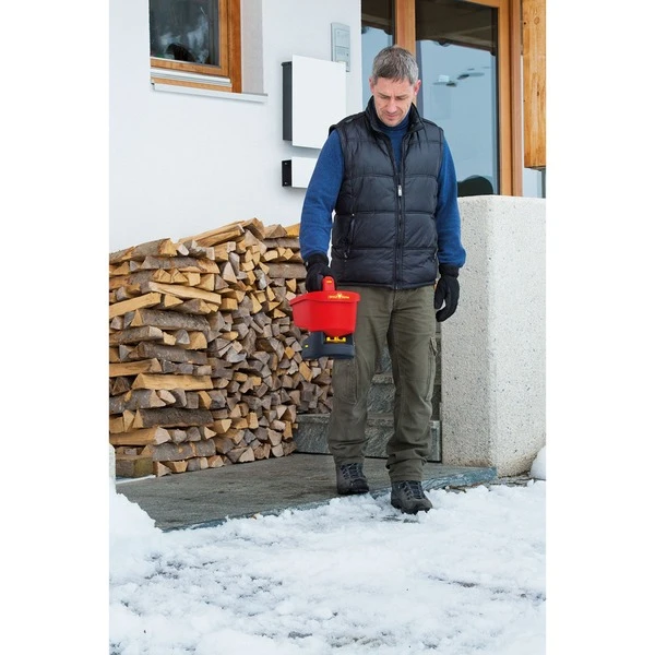 WOLF-Garten Universal-Streuer WE-B, Streugerät (rot/gelb) – Bild 3